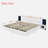 Wooden Floating Platform Bed With Led Lights And Built-in Nightstands-1462993174