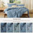 Bedsure Mineral Blue Duvet Cover Cal King Size - Soft Double Brushed Bedding Set for Kids & Adults（Set of 3）-109724497-109724494