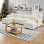 Ensemble de canapé modulaire en forme de U 136 po avec siège profond 136 po Chenille-1178738284