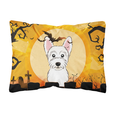  Coussin intérieur / extérieur Halloween Westie