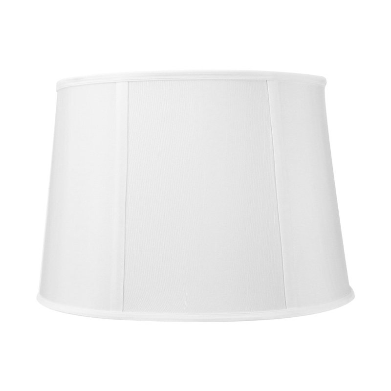 Luminaire tambour à tambour simple 1 lumières Collision, Blanc, Noir