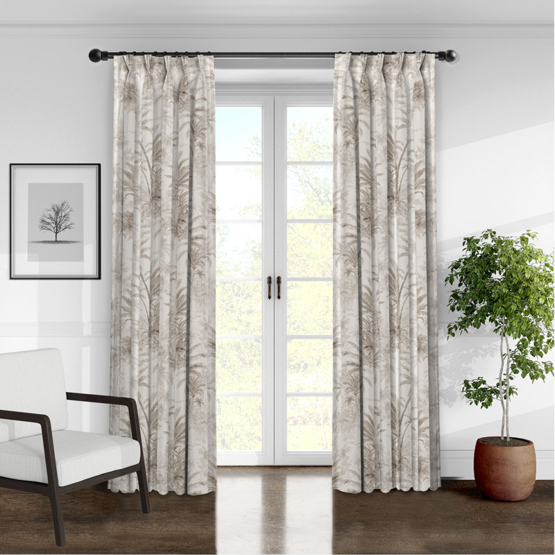 Palmora Toile, 40" W x 144" L, Mushroom