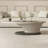 51.2" Modern Artistic Design Oval Coffee Table,Living Room Table