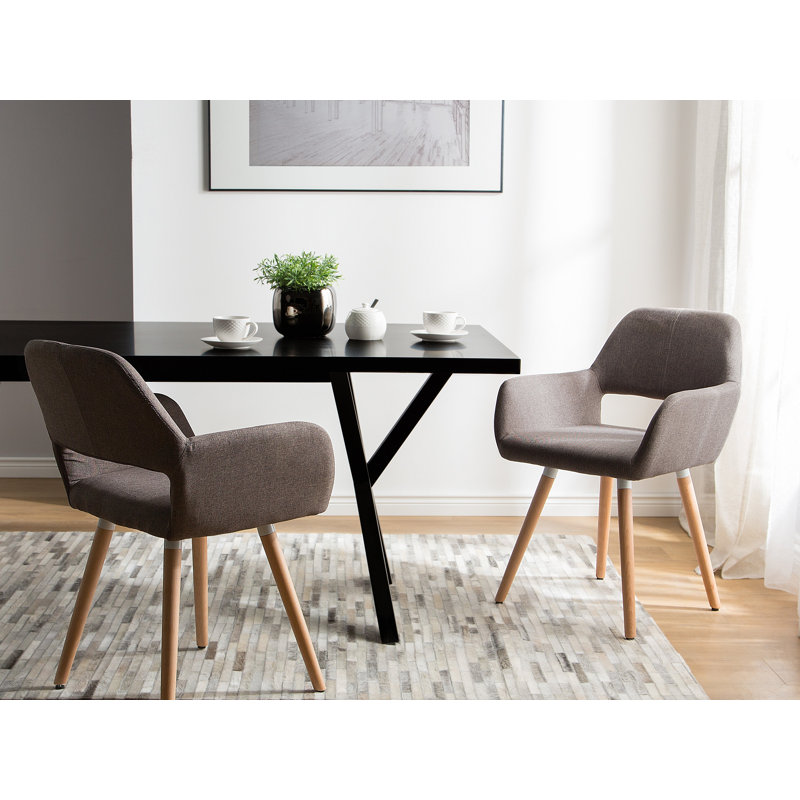Alida 49cm H Upholstered Armchair, Taupe