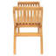 Elizabethville Garden Bench 126 cm Solid Teak Wood