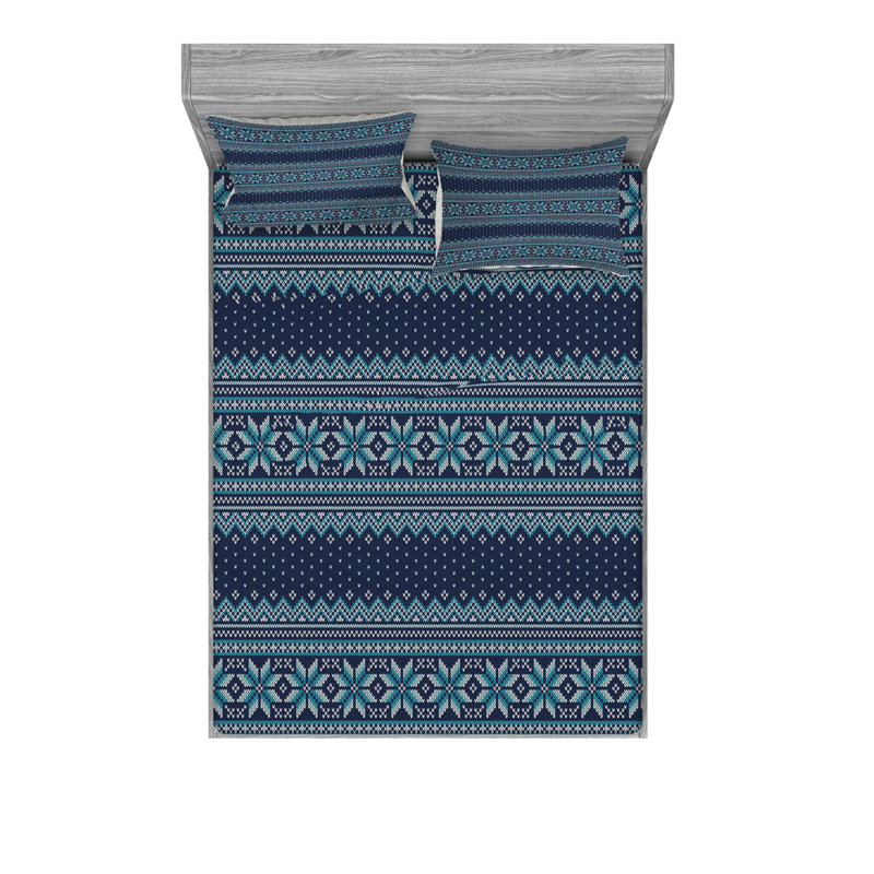 Microfiber Sheet Set, Full Sheet Set with Fitted Sheet