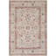 Tapis beige / rouge tissé à la machine bourgoin-1516939767