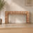 Wood Console Table Entryway Table