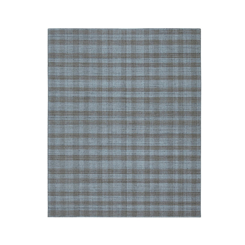 Tapis beige tissé à la main Zacai, Rectangulaire 8 pi x 10 pi