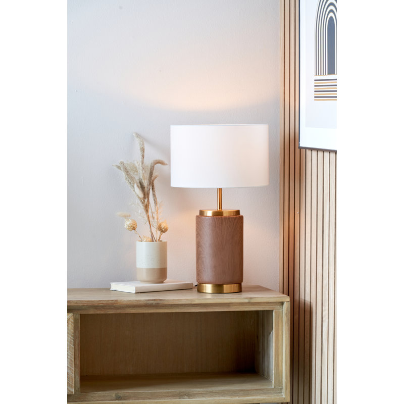 Bellamee Ceramic Table Lamp, 48cm H x 28cm W x 28cm D