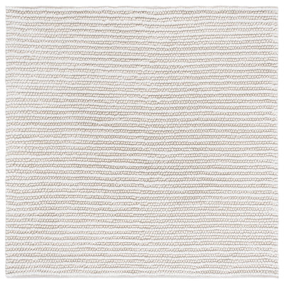 Tapis ivoire en laine / coton à motif plat Natura 287