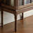 Black Walnut Color Tempered Glass + Solid Wood Display Cases