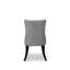 Ensemble de table de salle à manger 6 pièces comprenant une table de salle à manger rectangulaire avec une table basse et 2 bancs en bois, 2 chaises de cuisine gris clair, noir brossé-195038115