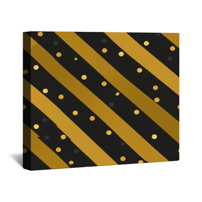 Stripes Canvas Gallery Wrap - Pattern Wall Decor in Many Sizes