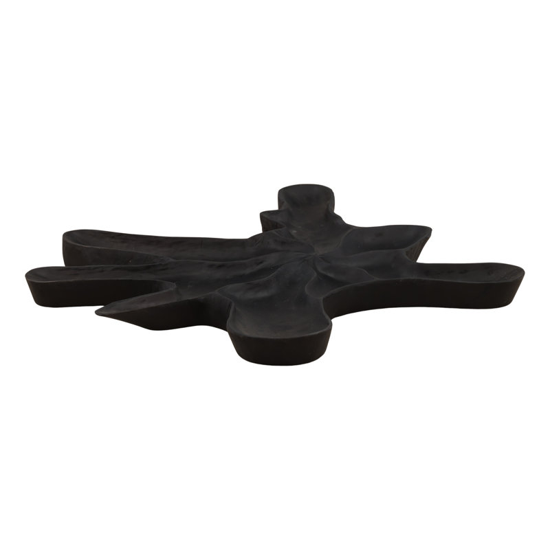 McGee Wall Sculpture, 27.5" H x 27.5" W x 20.4" D, Black