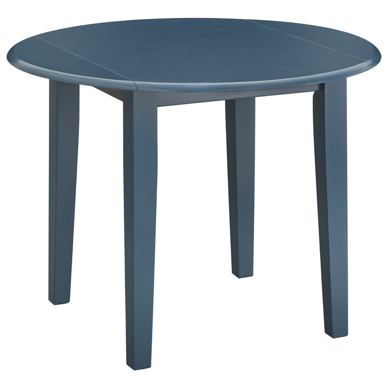 Framlingham Extendable Round Solid Wood Dining Table, Midnight Blue