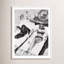 Woman Sunbathing With Chimpanzee Print by Getty Images-508911523-508911527