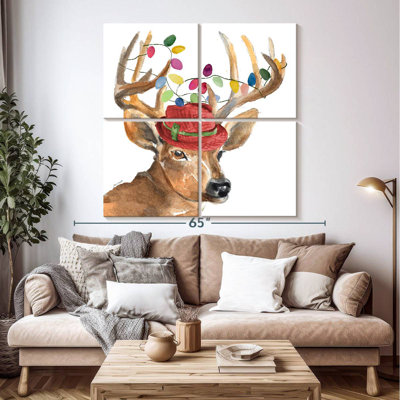 Brampt Christmas Lights Reindeer Hat