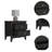 Stevonte 26.62'' W Metal Nightstand-108688992