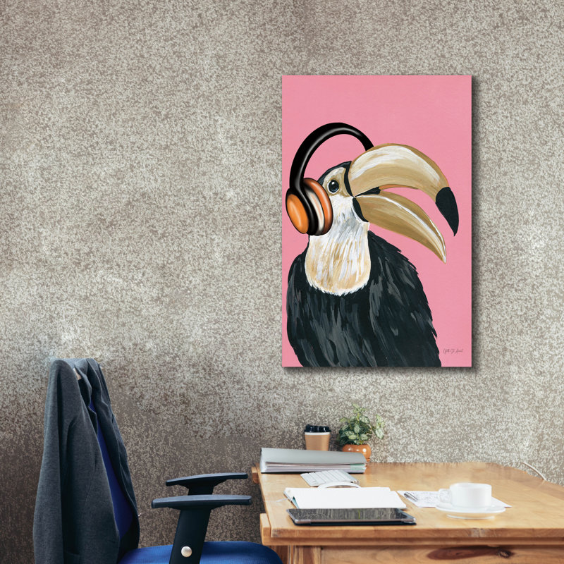 «Wild 1» par Yvette St. Amant, art mural sur toile, H 40 po x l 26 po x P 1,5 po