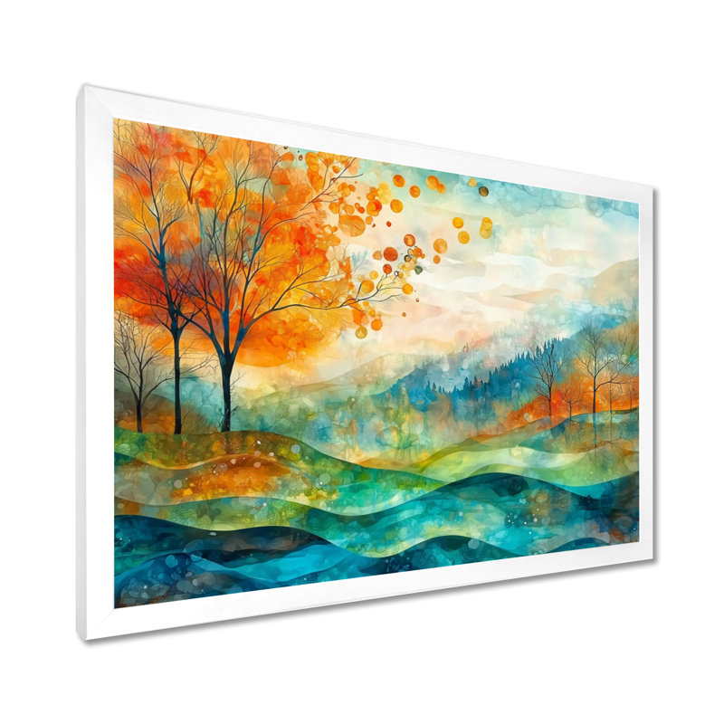 «Whispers In The Wind Abstract Prairies I», art mural Prairies, H 24 po x l 32 po, Blanc