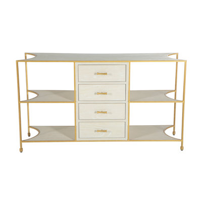 Jeanelle 53.5'' Unfinished Solid Wood Top Console Table