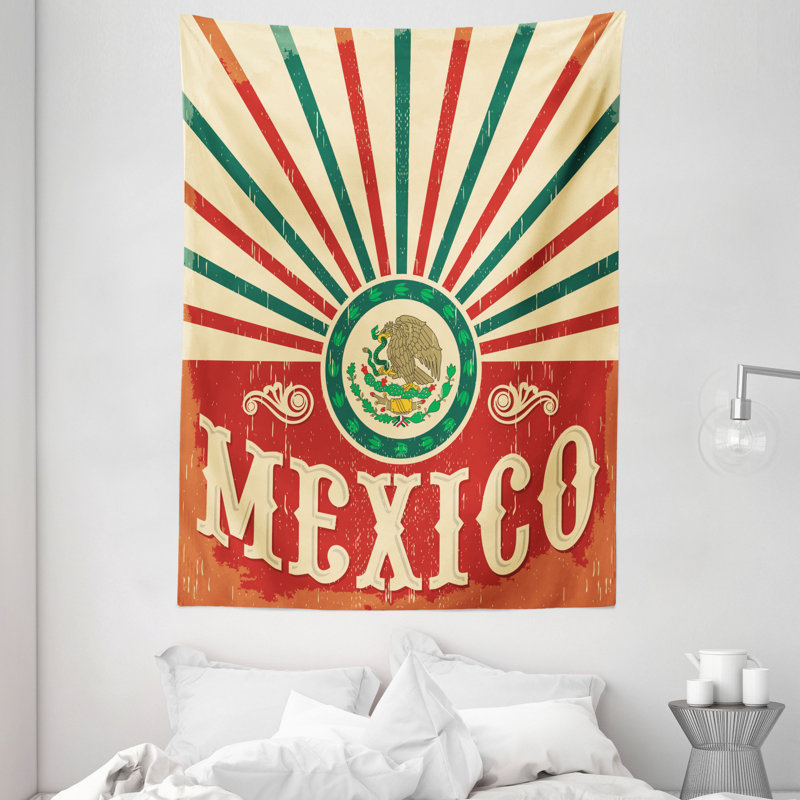 Tapisserie mexicaine en polyester, H 80 po x l 60 po