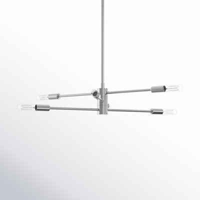 Jordy 6 - Light Dimmable Sputnik Chandelier