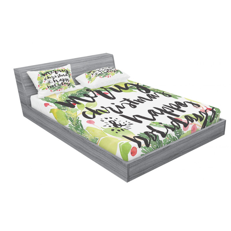 Microfiber Sheet Set, Queen Sheet Set with Fitted Sheet