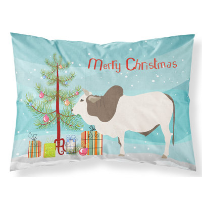 Taie d’oreiller de noël vache