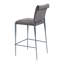 Tabouret de bar Freesia (lot de 2) gris anthracite