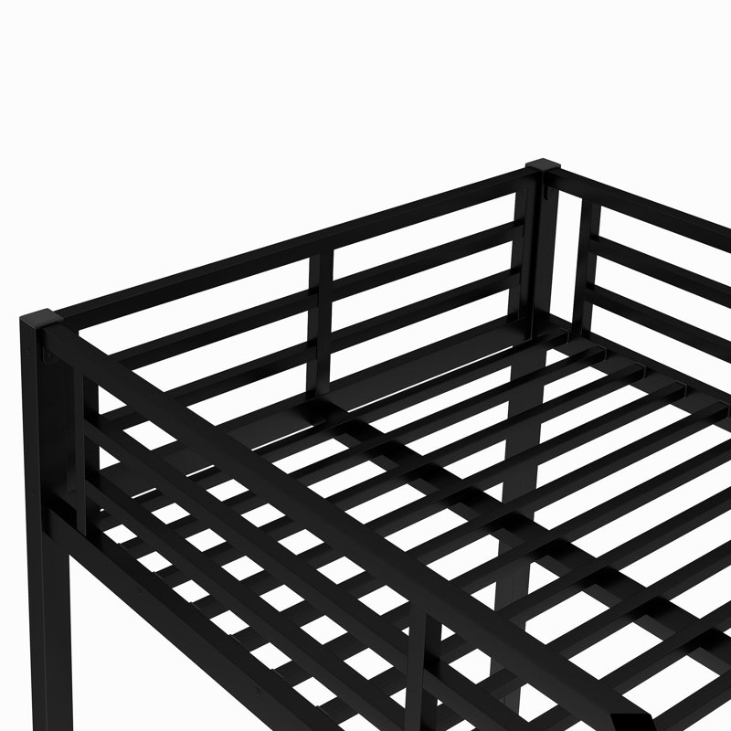 Lit superposé simple au-dessus de simple TG en métal pour adolescents et adultes, peu encombrant / réduit le bruit / pas de sommier tapissier