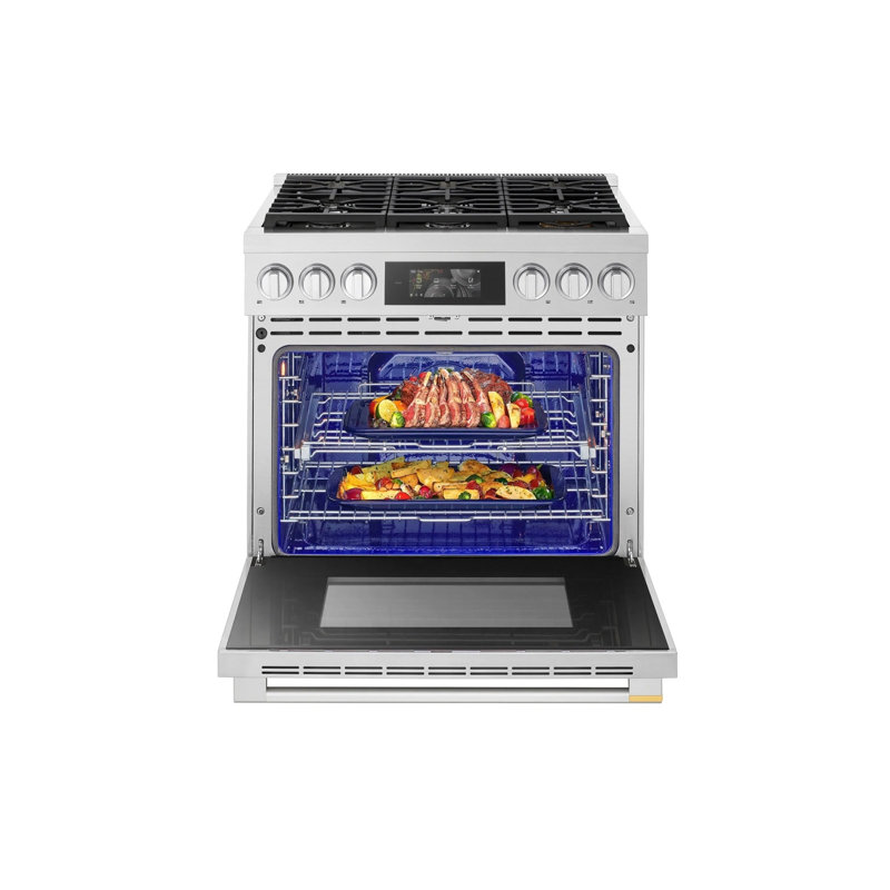 LG SIGNATURE 6.3 cu. ft. Smart Gas Slide-In Pro Range with Dynamic ProBake Convection®, Air Fry, Air Sous Vide and Roast Mode