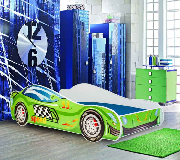 Speed Auto children's bed, Cot Bed/Toddler (70 x 140cm)