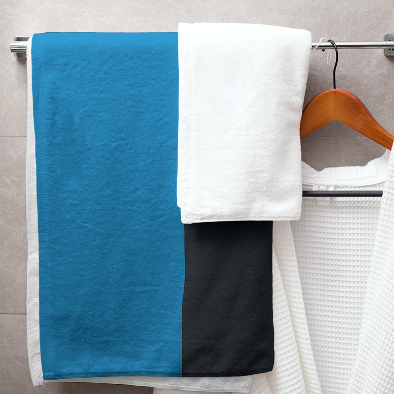 Microfiber Bath Towel, Carolina Football Stripes Main
