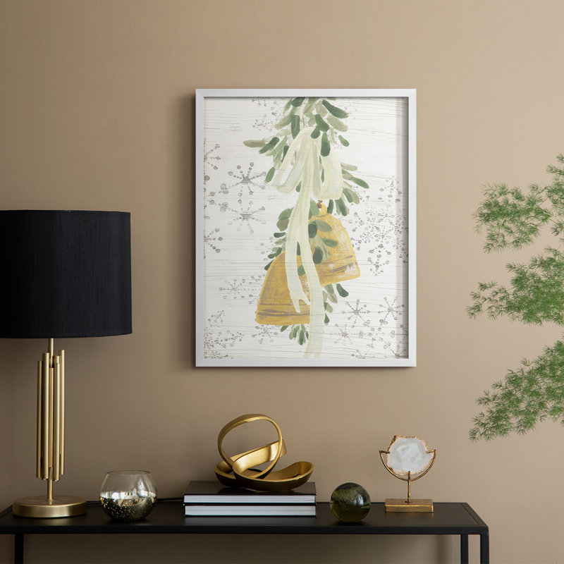 Impression encadrée de la collection B de Weathered Aspen Wreath - bois massif, H 21 po x l 17 po, Blanc