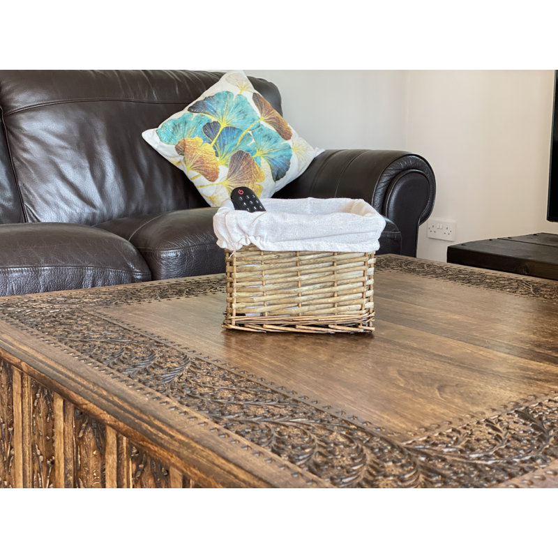 House Of Hampton Wicker Decorative Basket, Oak