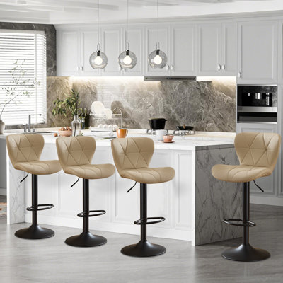 Swivel Adjustable Height Modern Bar& Counter Stool