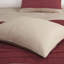 Édredon rouge en faux suède - 7 pièces 2 taies décoratives 3 coussins décoratifs Jupe de lit attrayante lavable à la machine-124755042-124755036