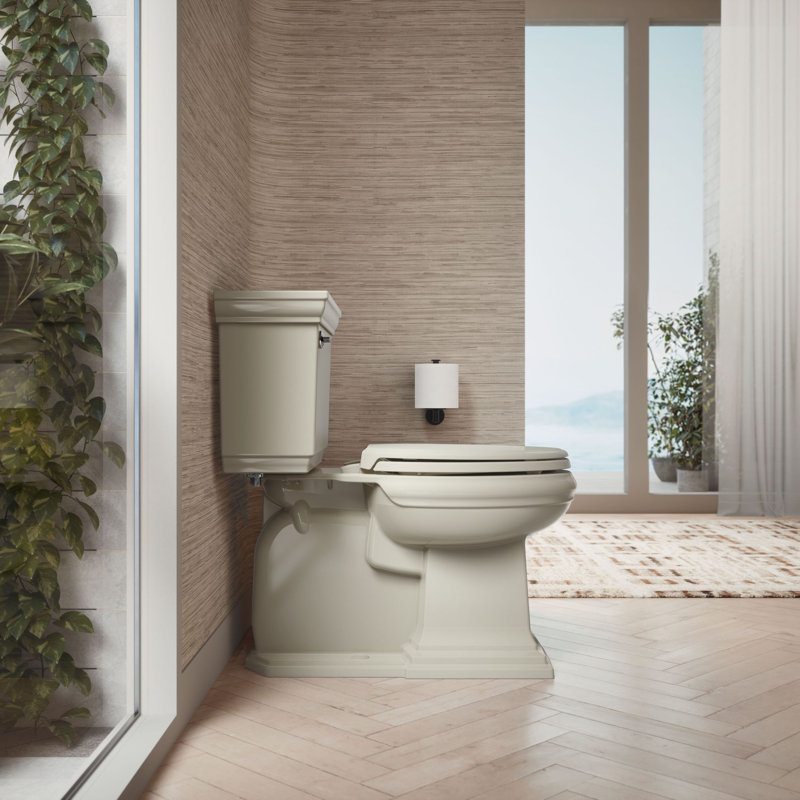 Glenbury Elongated Toilet Seat, Sandbar, Ready Latch