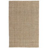 Tapis beige en jute tressé à la main Jiona