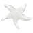 Ashayra Glow-In-The-Dark Decorative Accent Glass Sculpture Nautical Figure - Starfish