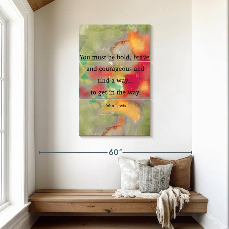 Be Bold Quote, 45" H x 28" W