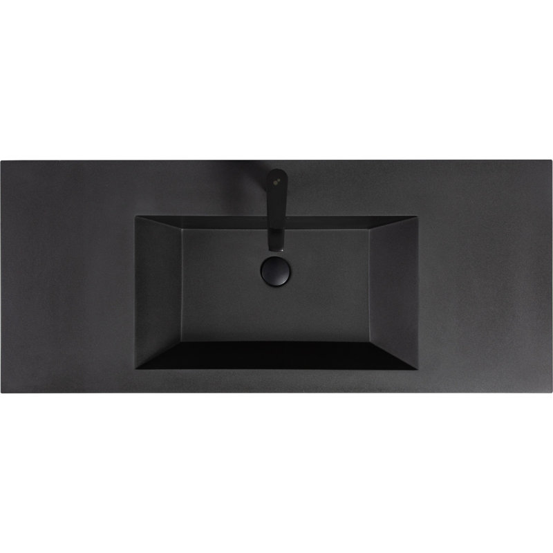 Meuble-lavabo mural moderne pour salle de bain