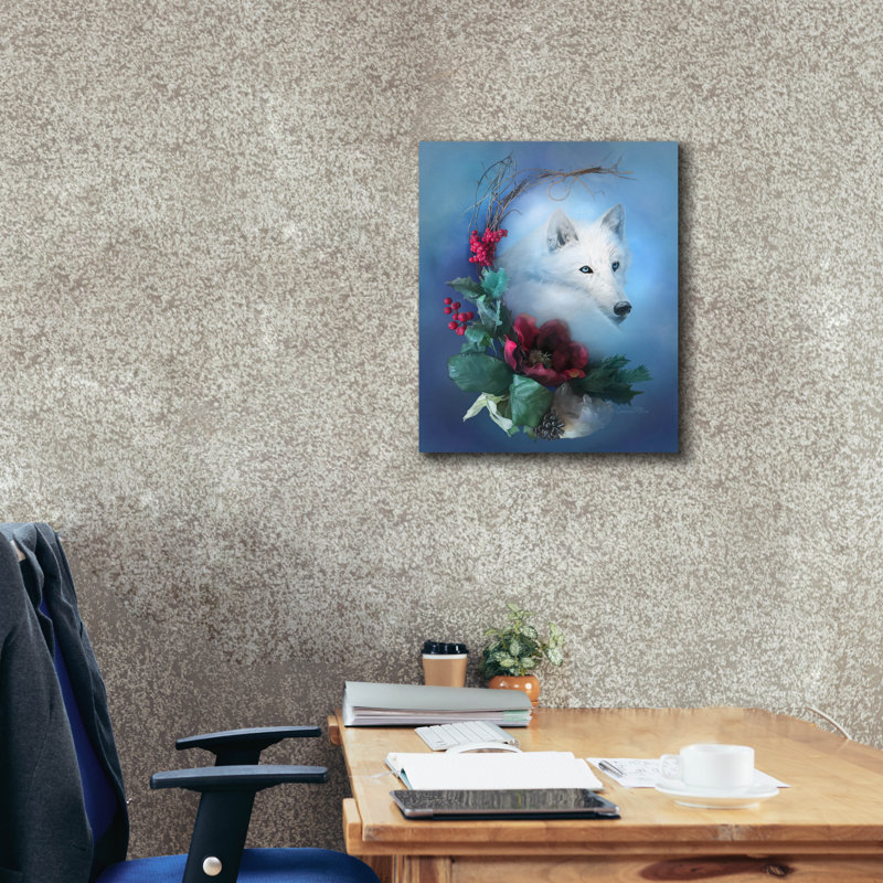 Art mural sur toile Epic Graffiti «Crescent Wild Winter Solstice» par Art and a Little Magic, H 24 po x l 20 po x P 0,75 po