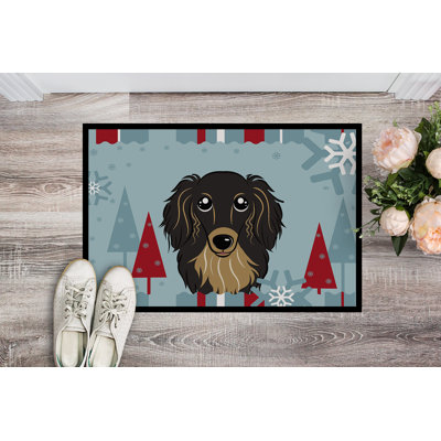Tapis d'extérieur antidérapant Winter Holiday
