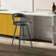 Tabouret de bar ou de comptoir pivotant avec structure en fer Aigerim-833175389-833175384