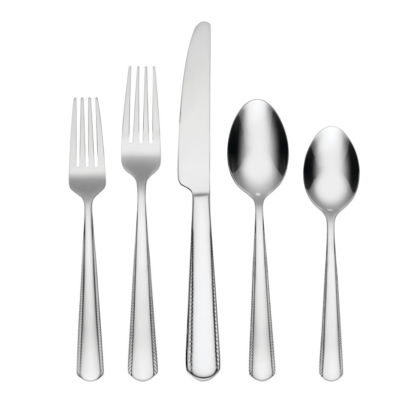 Gable 42 Piece Everyday Flatware Set