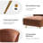 Euclid Velvet Accent Chair With Metal Legs-269662300