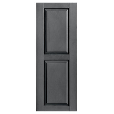 Exterior Vinyl Raised Panel Shutter Single